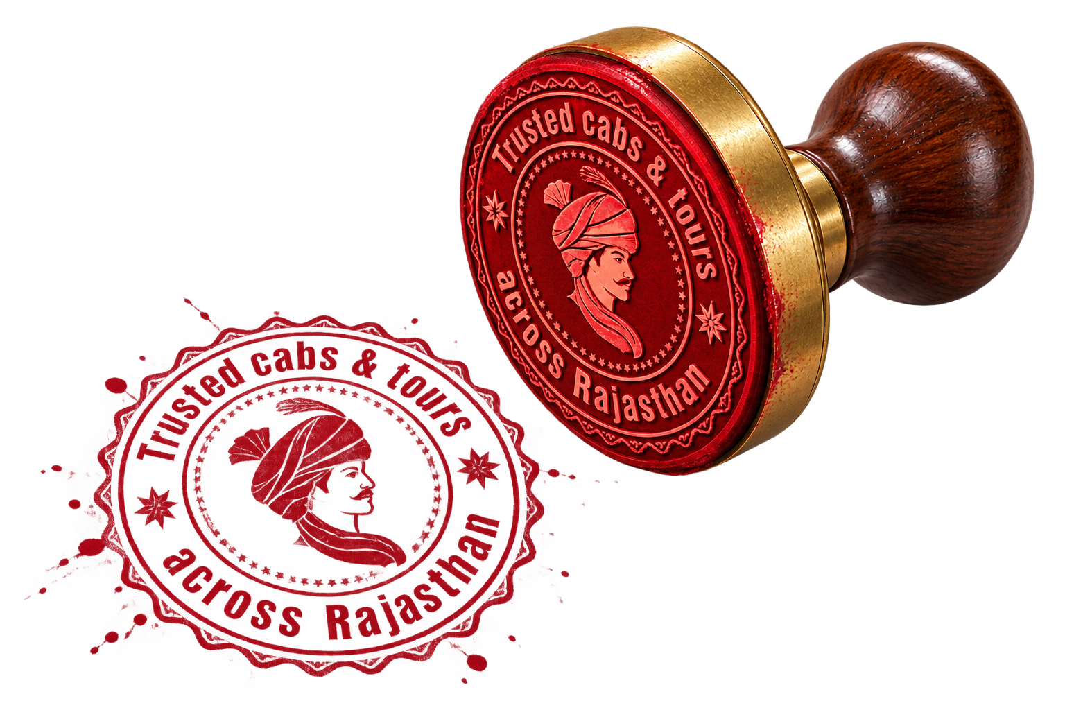Trusted cabs & tours across Rajasthan — wax seal stamp